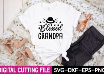 blessed grandpa svg t shirt