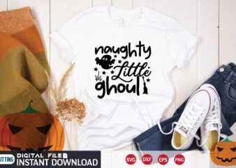 naughty little ghoul svg t shirt