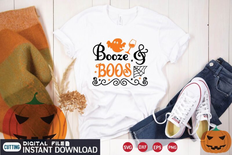 boos & booze svg T shirt Design