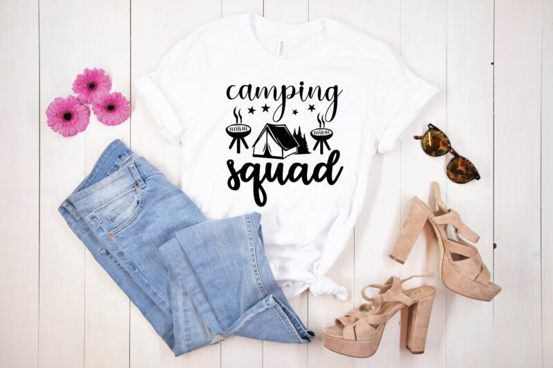 Camping svg bundle graphic t shirt