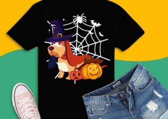 Funny Cavalier King Charles Spaniel dog halloween costume pumpkin dog owner T-shirt design svg,costume, pumpkin, ghost, zombie, dog, pets, dog lover, dog mom, dog owner,