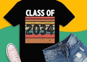 Retro Vintage Class Of 2034 Grow With Me T-shirt design svg,Retro Vintage Class Of 2034, Retro Vintage Class Of 2034, birthday, vintage