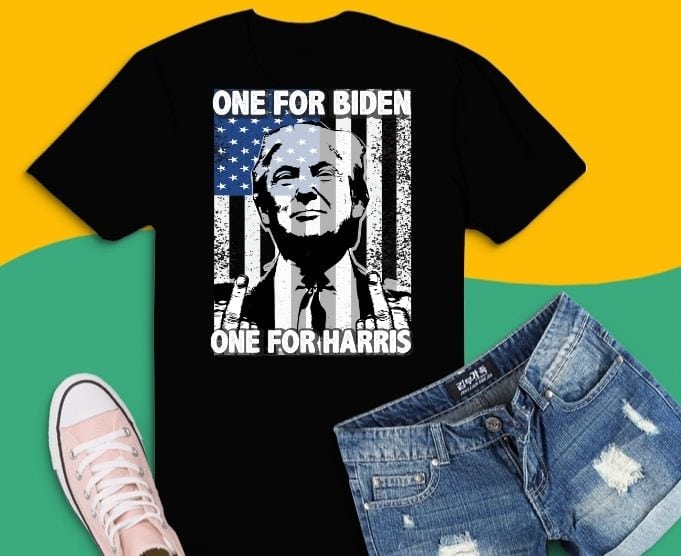 Middle Finger Biden Harris American Flag Republican T-Shirt design svg,Trump Republican American Flag Designs Tee png,