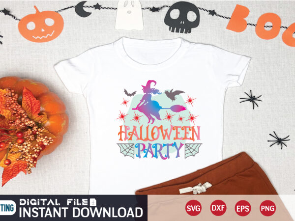 Halloween party svg t shirt design