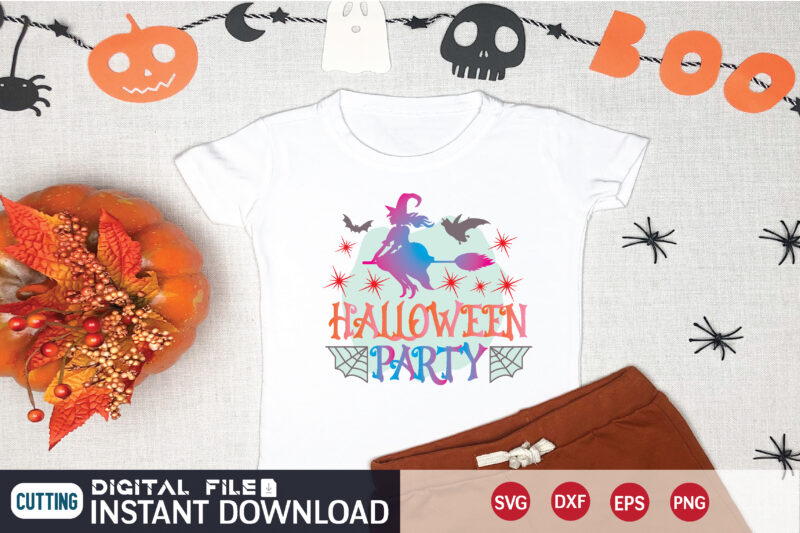 halloween party svg t shirt design