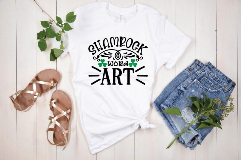 St-patricks-day svg bundle t shirt template vector