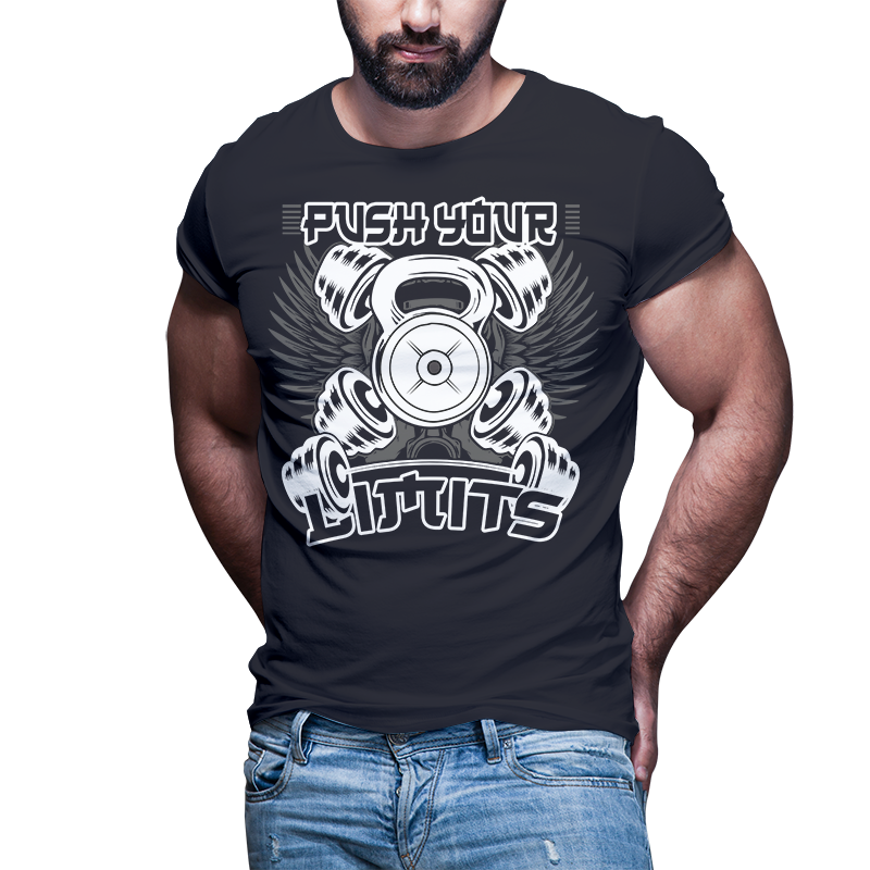 53 Fitness GYM motivation tshirt designs bundle - Buy t-shirt designs