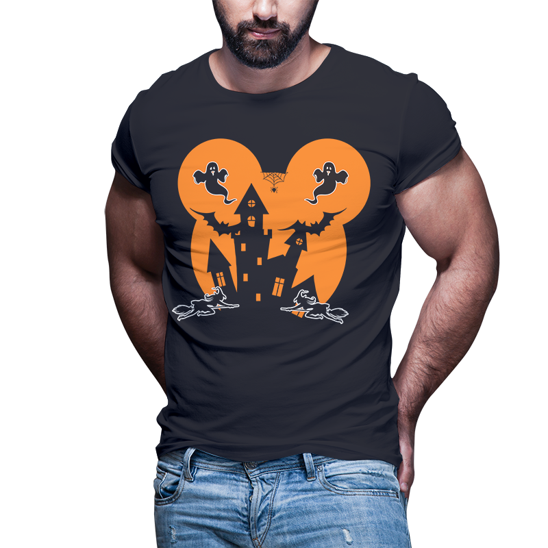 t-shirt vector 50 Halloween pumpkin boo tshirt designs bundle