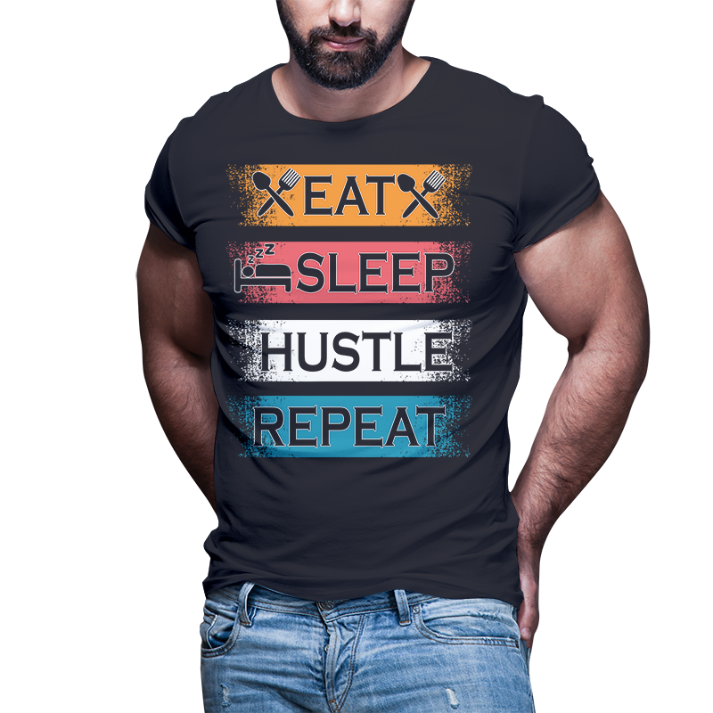 50 Hustle tshirt designs bundle - Buy t-shirt designs