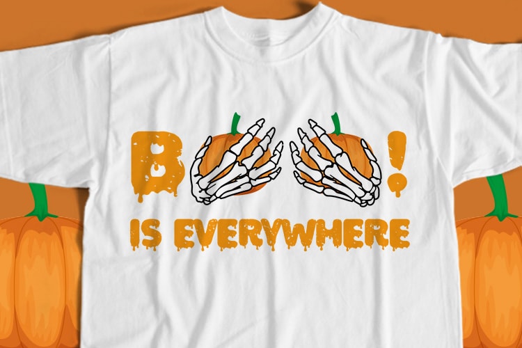 Boo Is Everywhere T-Shirt Design