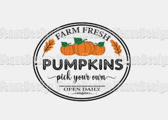 Farm Fresh Pumpkins Sign