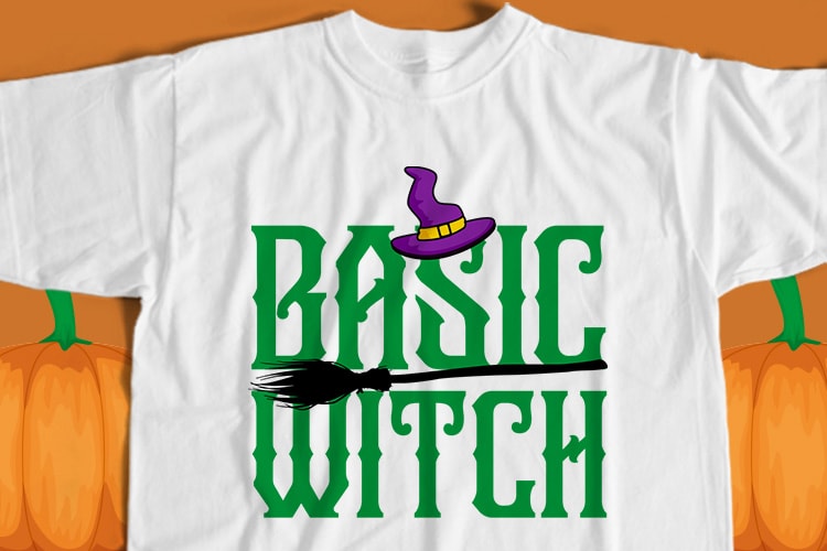 Basic Witch T-Shirt Design