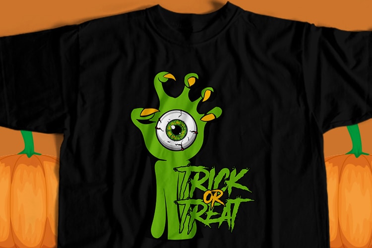 Trick Or Treat T-Shirt Design