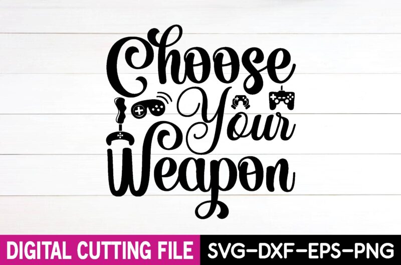 choose your weapon svg