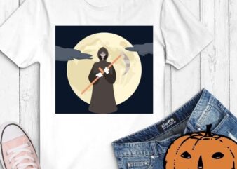 Halloween death angel svg, Bones, Dead, Figure, Halloween, deeth, People, Person, Scary, angel,Silhouette, Skeleton, Spooky, Svg, openclipart, moon, ghost, october, graphic t shirt