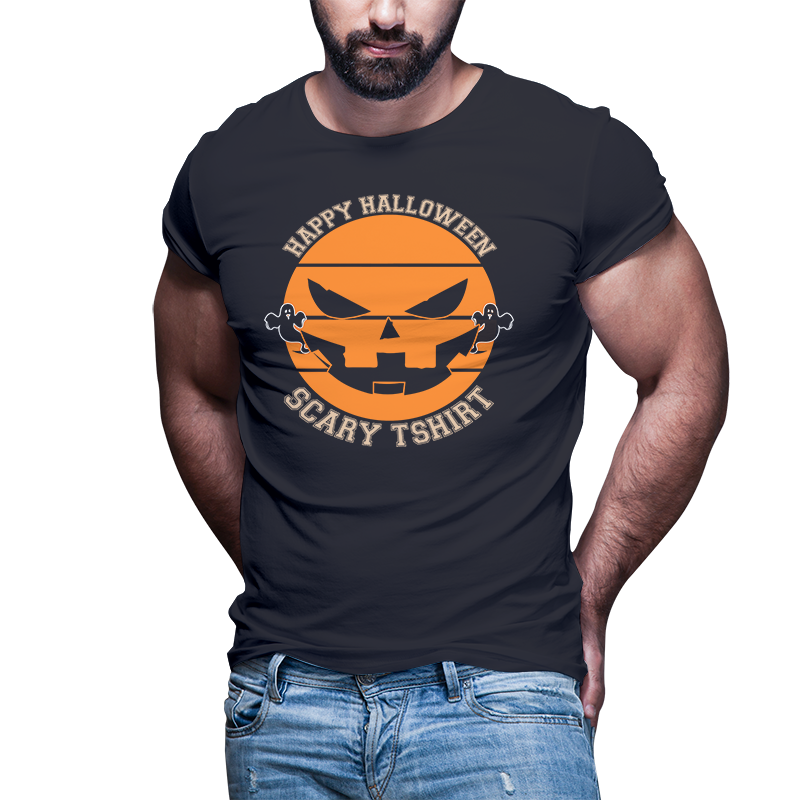 t-shirt vector 50 Halloween pumpkin boo tshirt designs bundle