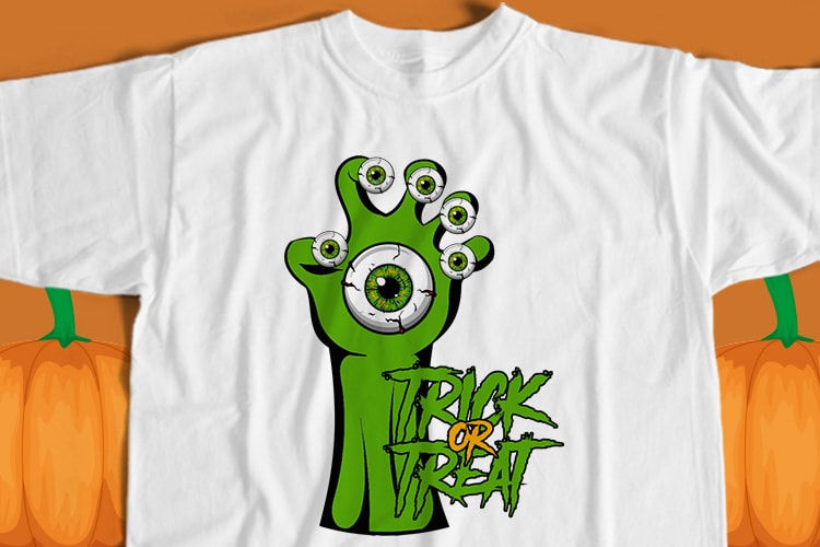 Trick Or Treat T-Shirt Design