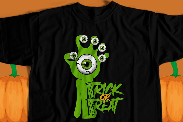 Trick Or Treat T-Shirt Design