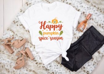 happy pumpkin spice season svg t shirt