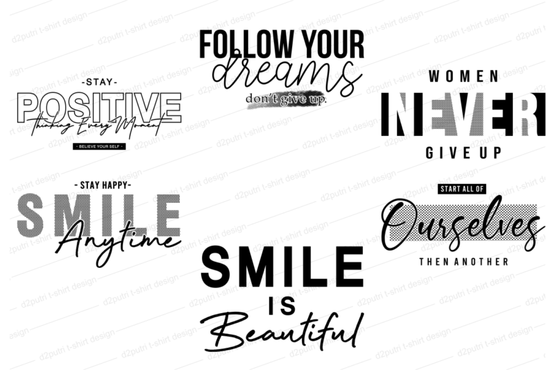 motivational quotes svg design bundle