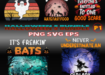 Halloween 5 Bundle Part 1, Halloween SVG T-Shirt Design 5 Bundle Part 1, Halloween SVG Bundle, Bundle Halloween, Halloween Party Svg, Scary horror Halloween Svg, Spooky horror Svg, Halloween Svg,