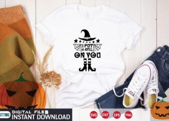 i put a spell on you svg t shirt