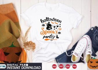 halloween spooky party svg T shirt Design