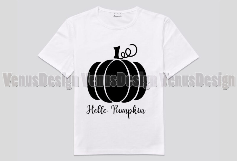 Hello Pumpkin Editable Shirt Design