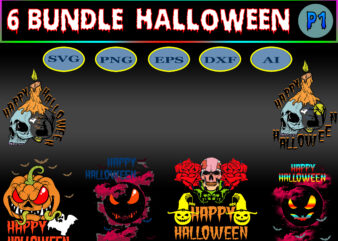 Halloween Bundle Part 1, Halloween SVG 6 Bundle, Bundle Halloween, Halloween Bundle, Bundles Halloween, Halloween Party Svg, Scary horror Halloween Svg, Spooky horror Svg, Halloween Svg, Halloween horror Svg, Witch