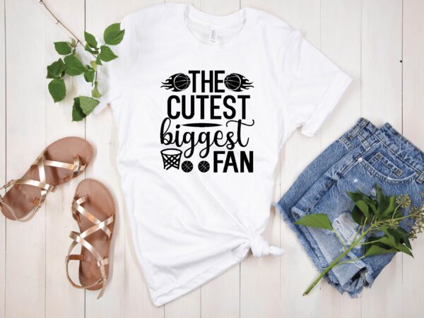 The cutest biggest fan svg t shirt designs for sale