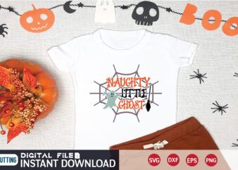 naughty little ghost svg t shirt design