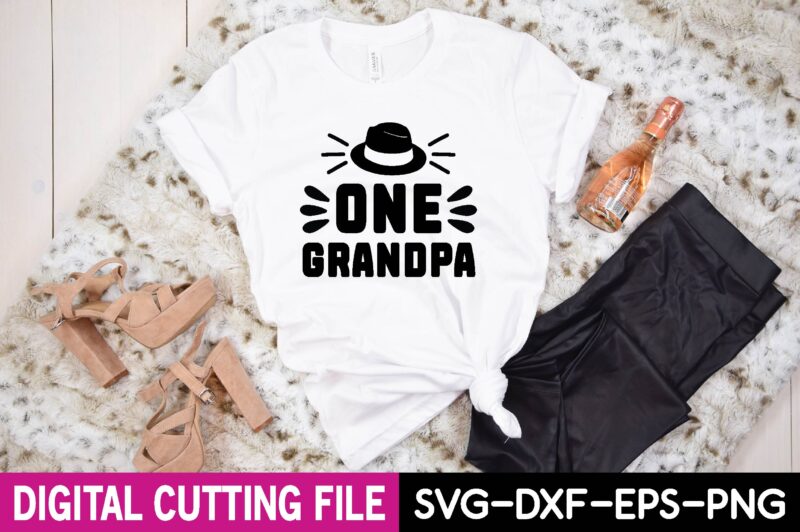 one grandpa svg t shirt