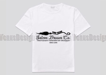 The Olde Salem Broom Co Editable Shirt Design