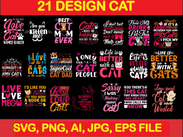 Cat bundle svg, cat svg, black cat svg, cat design, design cat bundle, cat vector, cat funny, cat design