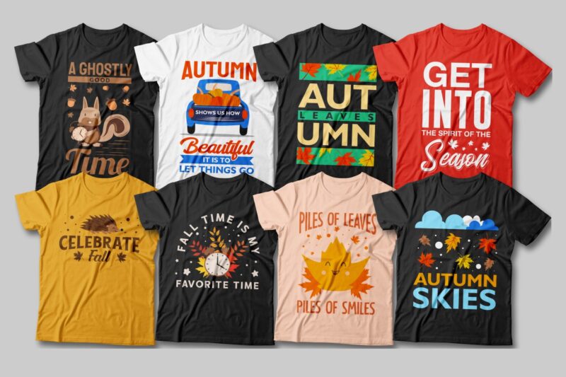 autumn t-shirt designs