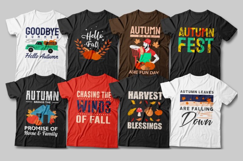 autumn t-shirt designs