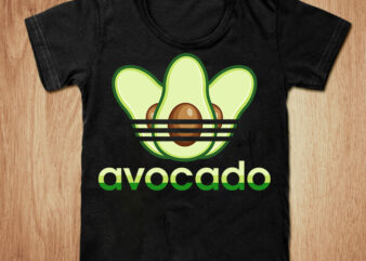 Avocado t-shirt design, Avocado SVG, Cartoon Avocado tshirt, Funny Avocado tshirt, Avocado sweatshirts & hoodies