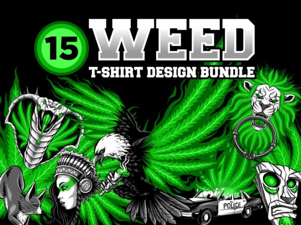 Special weed tshirt design bundles