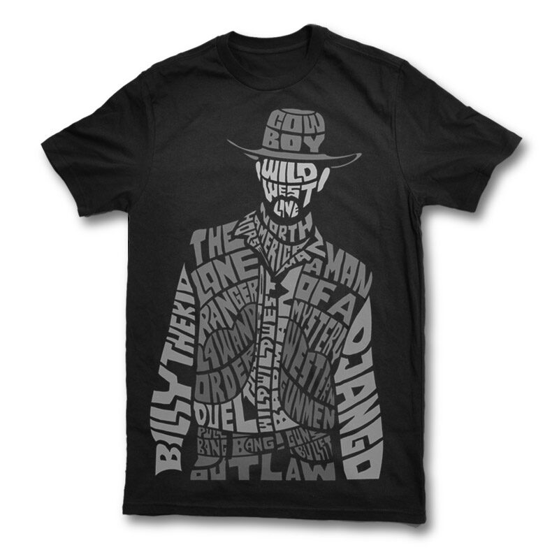 t-shirt vector 60 Calligram Tshirt Designs Bundle