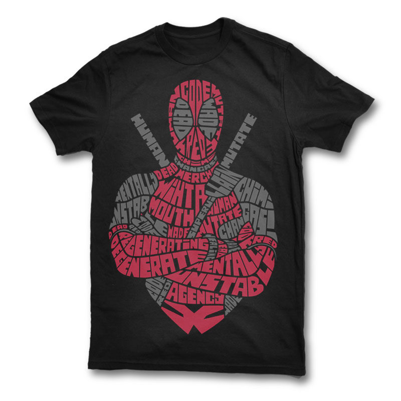 t-shirt vector 60 Calligram Tshirt Designs Bundle