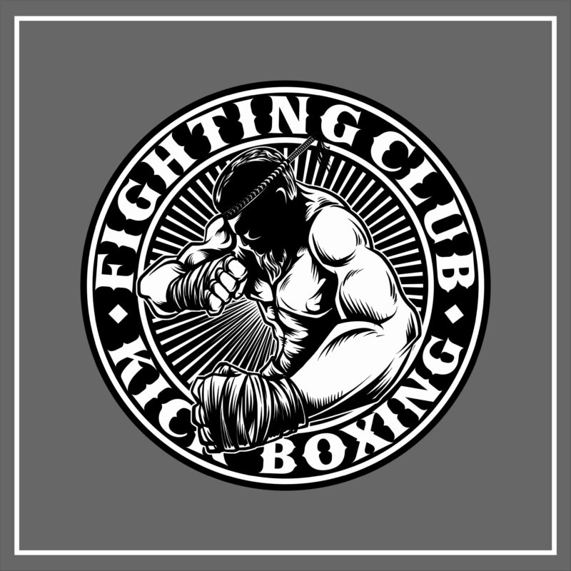 FIGHTING CLUB GRAPHIC ILLUSTRATION