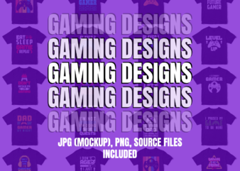 Gaming T-Shirt Designs, Gaming Design Bundle, Future Gamer, Gamer, Gaming Dad, Gaming is not a Crime, Retro Gamer, Eat Sleep Game Repeat, Level Up, Player, Gaming SVG Bundle, Do not