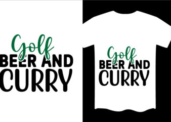 Golf Tournament SVG T shirt Design