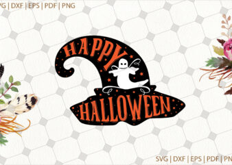 Happy Halloween Gifts, Shirt For Halloween Svg File Diy Crafts Svg Files For Cricut, Silhouette Sublimation Files graphic t shirt