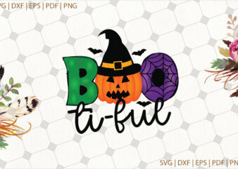 Boo Tiful Halloween Gifts, Shirt For Halloween Svg File Diy Crafts Svg Files For Cricut, Silhouette Sublimation Files t shirt template