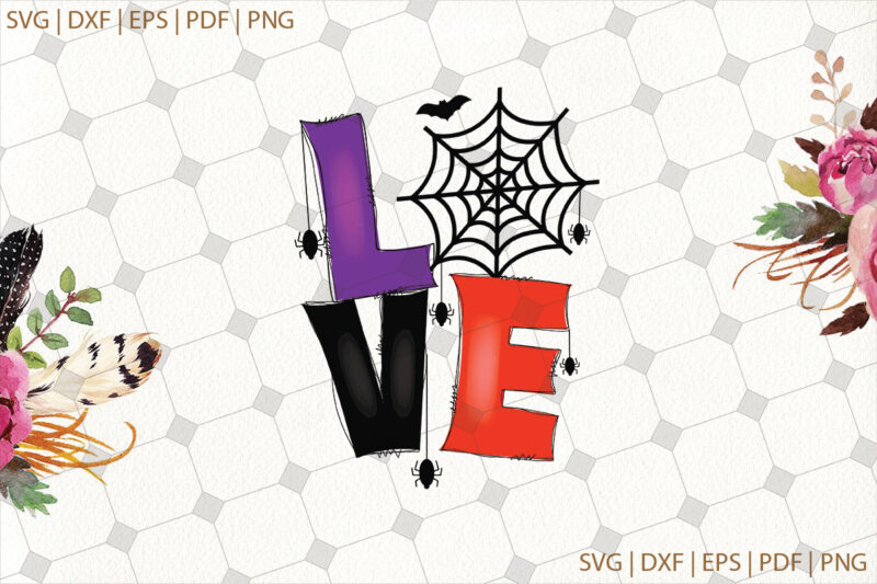 Love Halloween Svg Gifts, Shirt For Halloween Svg File Diy Crafts Svg Files For Cricut, Silhouette Sublimation Files