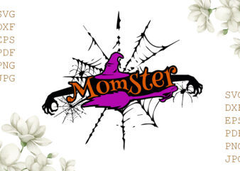 Mom Ster Halloween Gifts, Shirt For Halloween Svg File Diy Crafts Svg Files For Cricut, Silhouette Sublimation Files