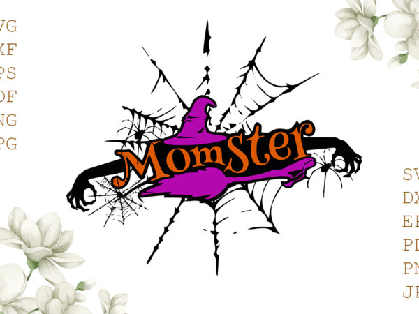Mom ster halloween gifts, shirt for halloween svg file diy crafts svg files for cricut, silhouette sublimation files t shirt designs for sale