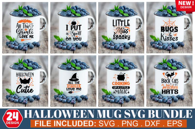 Halloween Mug SVG Bundle