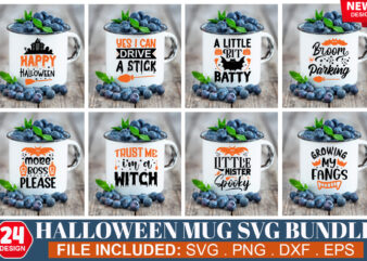 Halloween Mug SVG Bundle